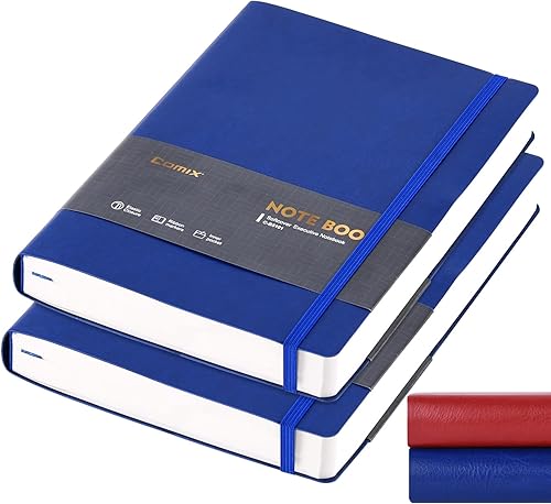 Comix Cuaderno rayado con 320 páginas, diarios universitarios B5 para escribir, papel grueso de 3.53 ozm, diario de lácteos para mujeres, hombres,