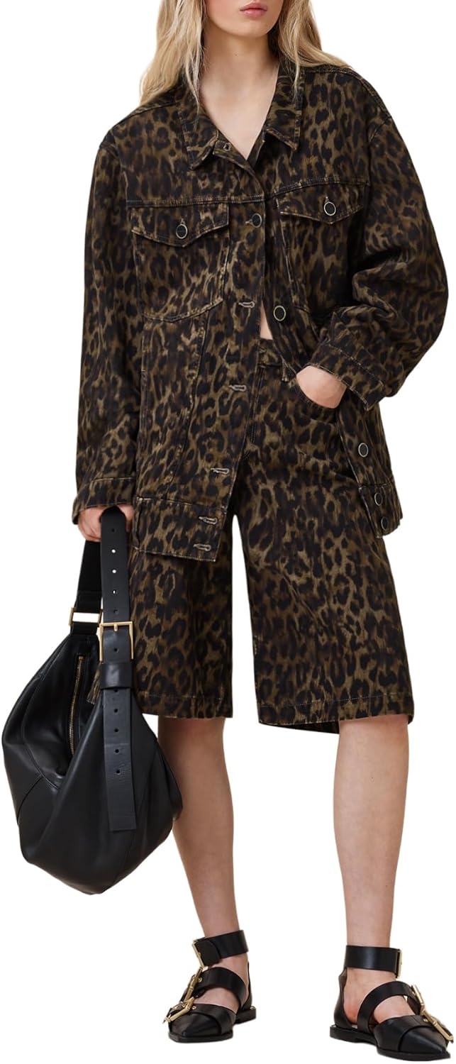 AllSaints womens Willow Denim Jacket - Image 6