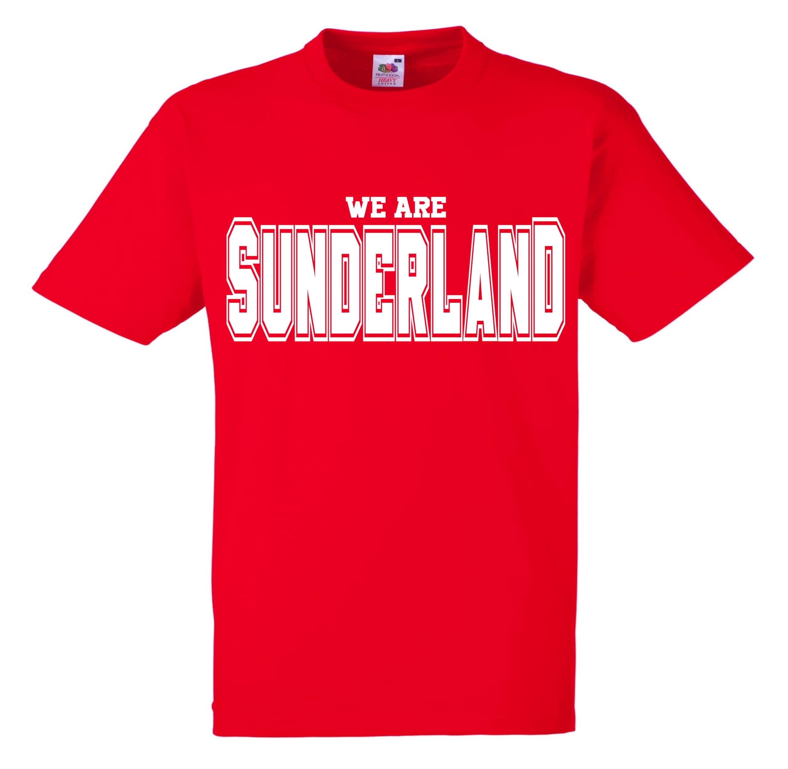 we are Sunderland Tshirt top Football Gift Premium Clothing Black