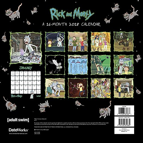 Rick and Morty 2018 Calendar – vue 2