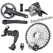 Aluminum 10-Speed MTB Groupset With Hollow Crankset And 42T Cassette For Reduced Weight And Improved Ride Dynamics
