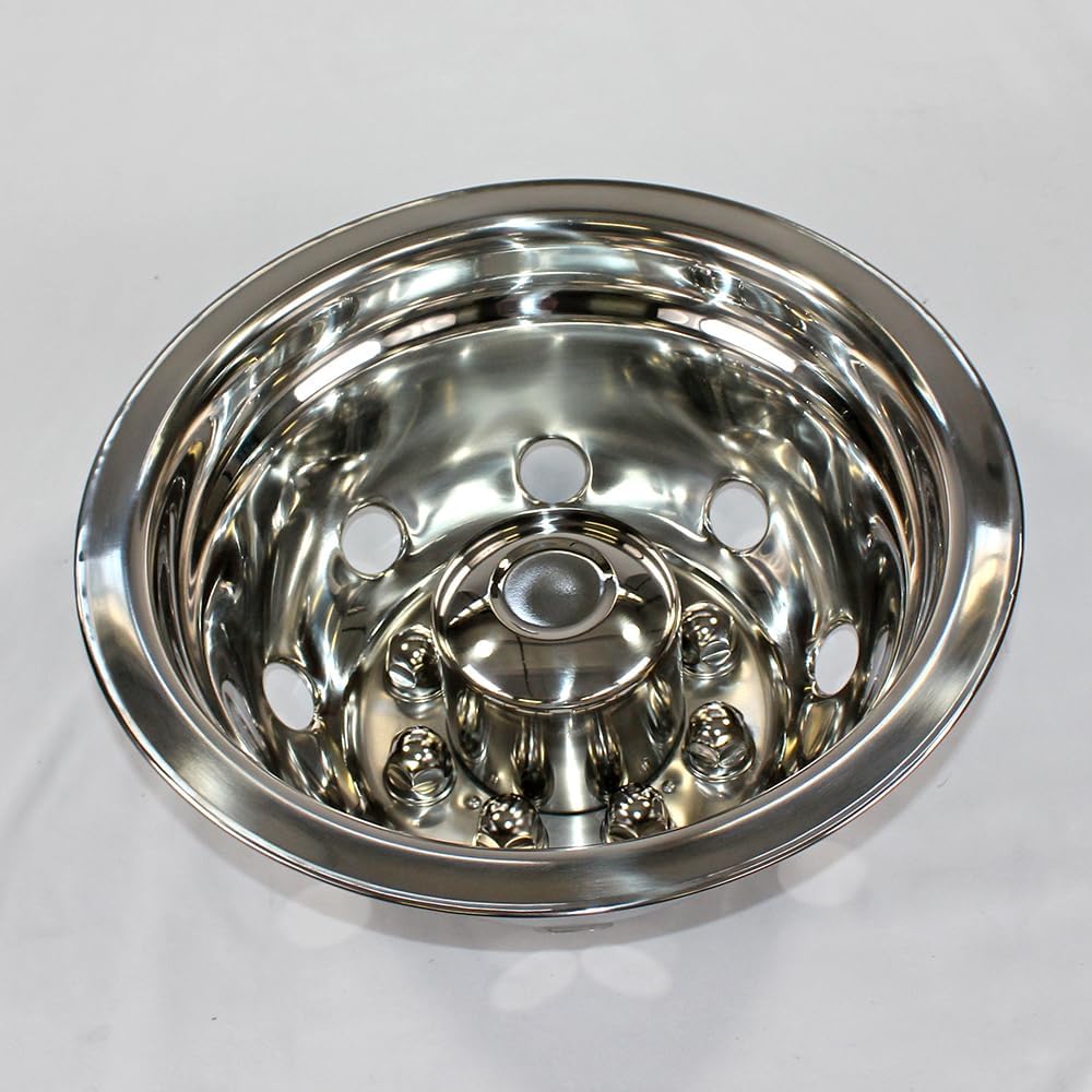 Set of 4 16" Dually Snap-On Wheel Simulators fits 1999-07 Ford E350 Super Duty