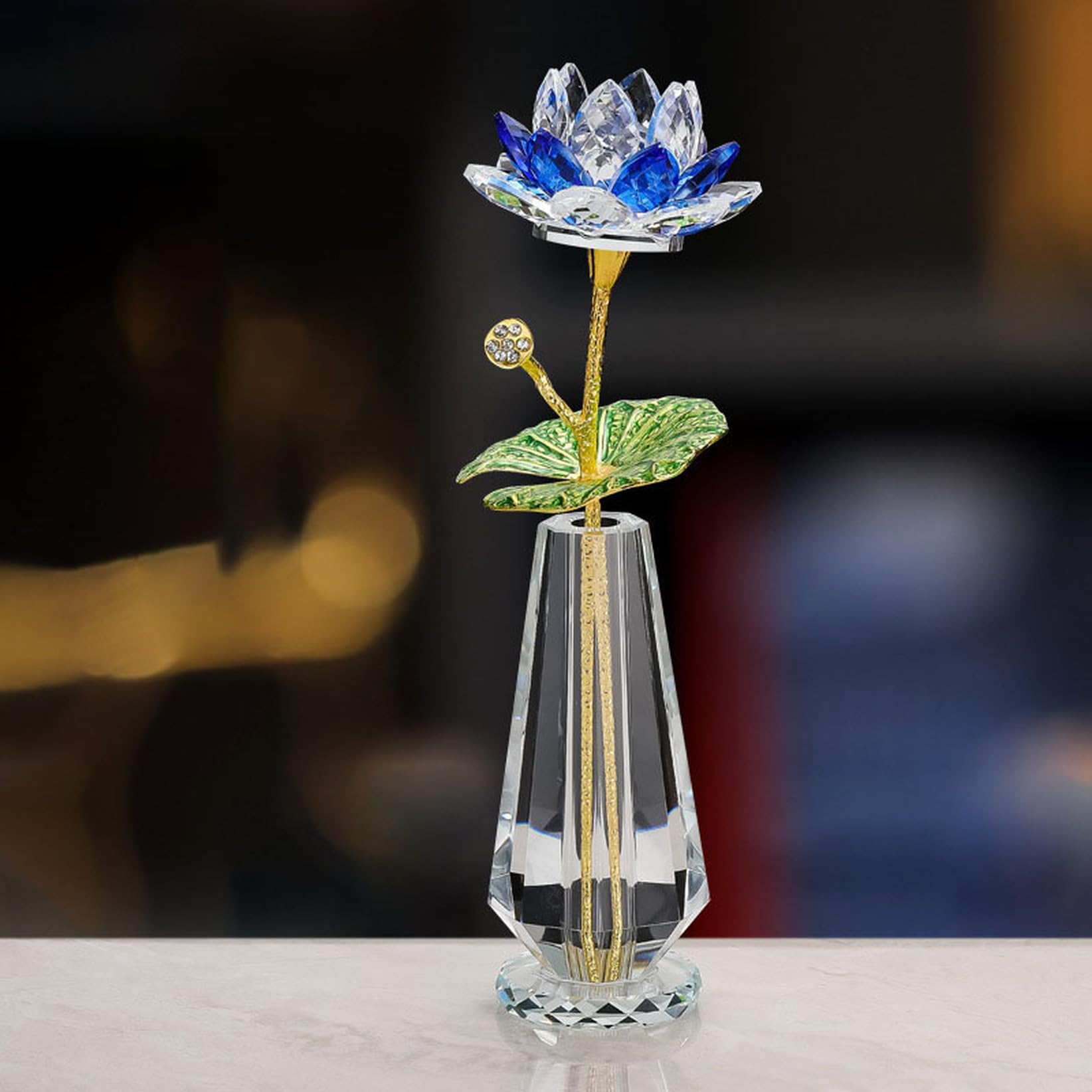 バカラ クリスタルガラス 置物 飾り物 インテリア オブジェ飾り Amazon.co.jp: JAnjiaLxY クリスタルガラス 蓮の花 置物