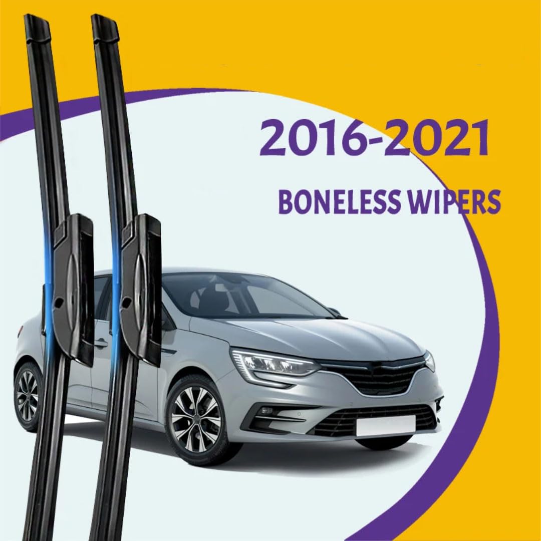 limpiaparabrisas Coche para Renault Mégane 4 2016-2021, Escobillas limpiaparabrisas para Coche Limpiaparabrisas Escobillas limpiaparabrisas 24''+18''