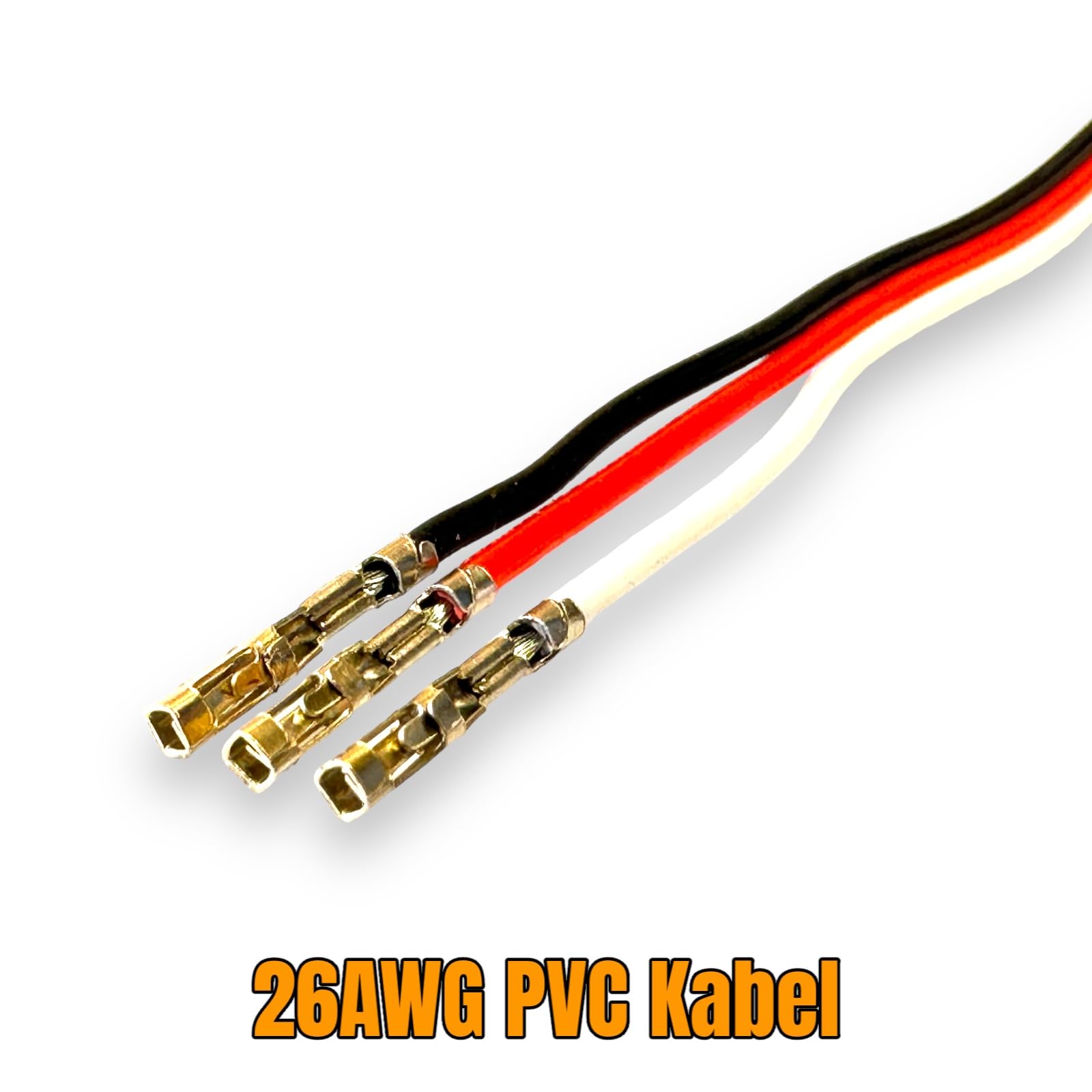 3-pins premium servo-verlengkabel, servokabel, strengen 26AWG, 30