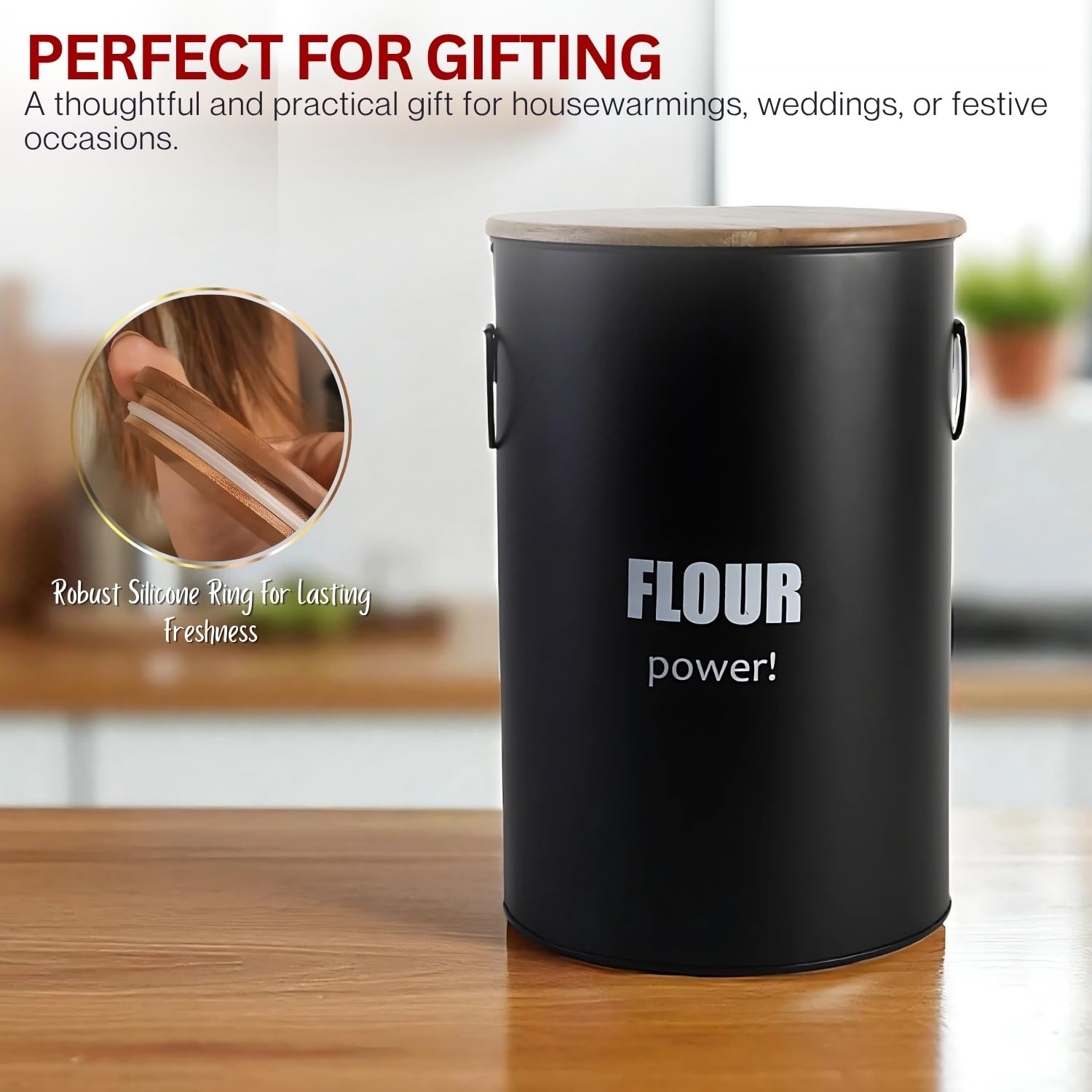 VarEesha Ardura Flour Containers - 9200ml Set -6