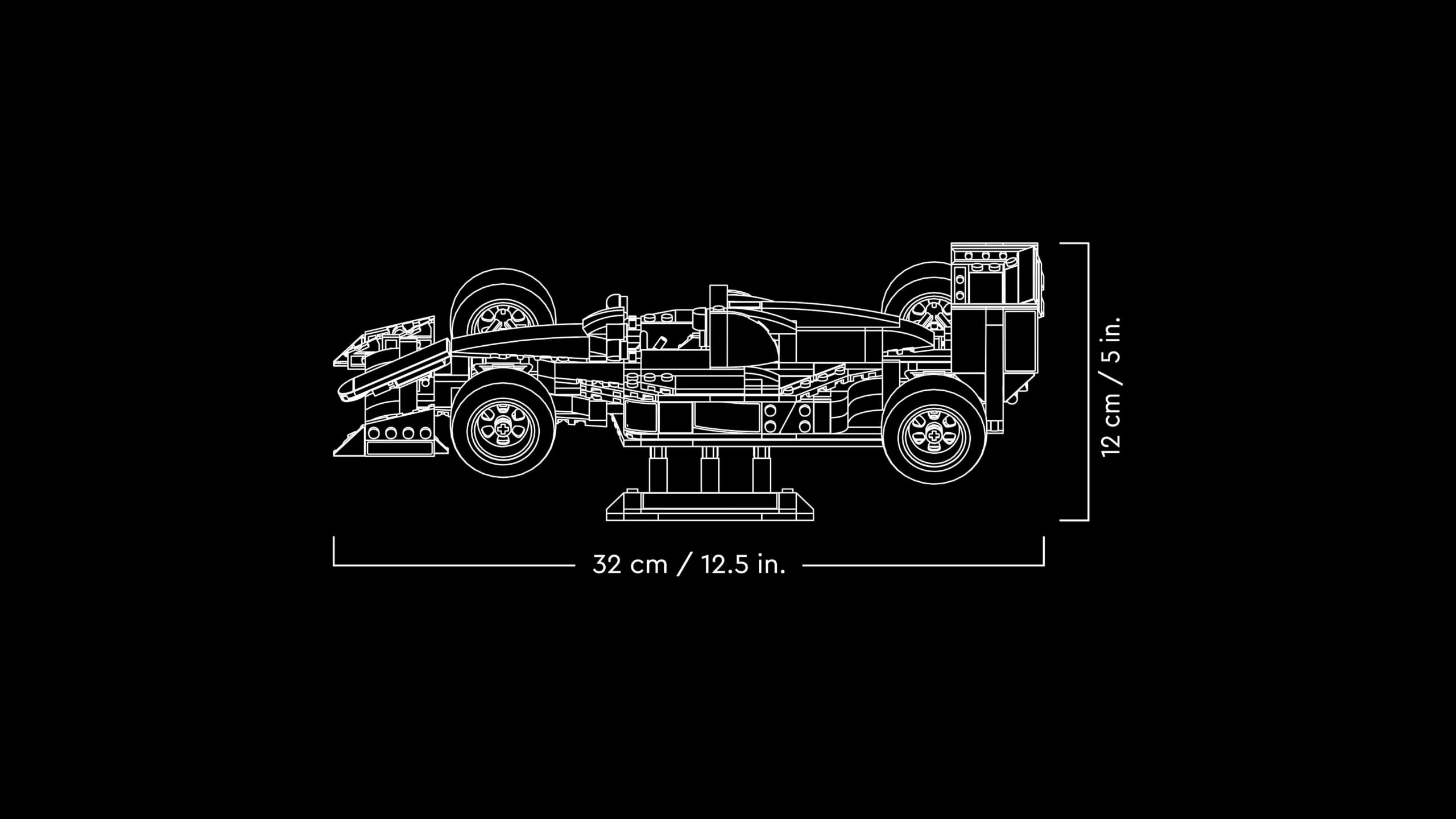 LEGO Icons McLaren MP4/4 & Ayrton Senna Modellauto Set, F1 Rennwagen Bausatz für Erwachsene mit Rennfahrer Mini-Figur, Sammlerstück, Geschenk-Idee zum Geburtstag für Männer, Frauen, Ihn & Sie 10330