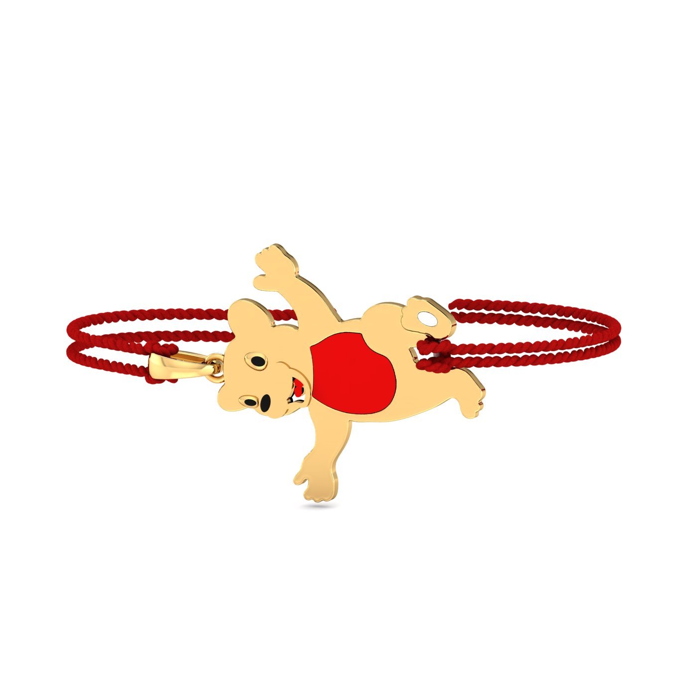 18K Joy Bear Rakhi cum Pendant for Brother