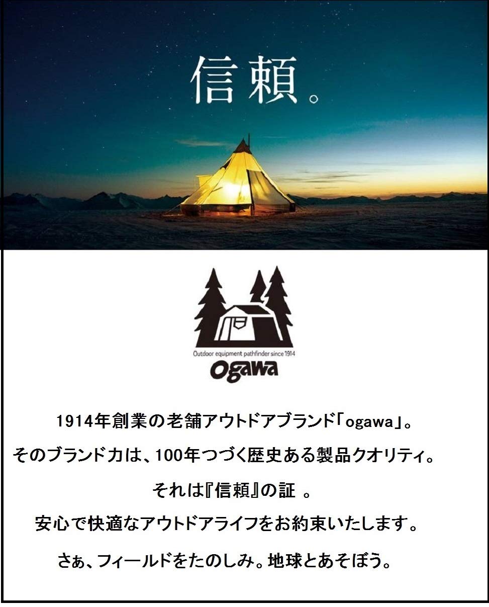 Ogawa 3121 Universal Aluminum for Outdoor Camping Tent, 2 Holes, Diameter 0.2-0.2 inches (4-5 mm), Robe Compatible, Pack of 10