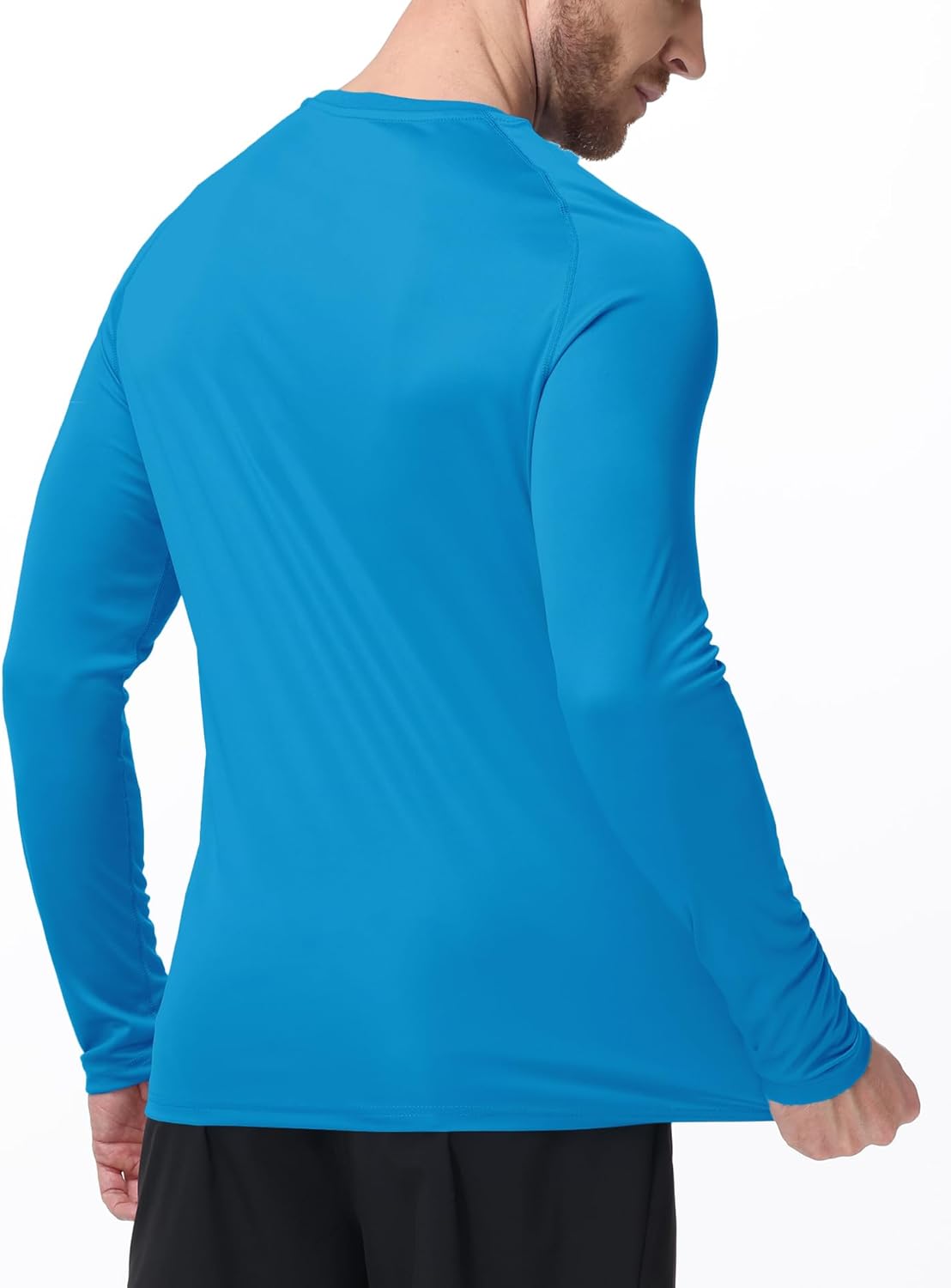 ZITY Men's UPF 50+ Sun Protection Shirts Long Sleeve Lightweight Rash Guard UV SPF Fishing Hiking Running Workout T-Shirt