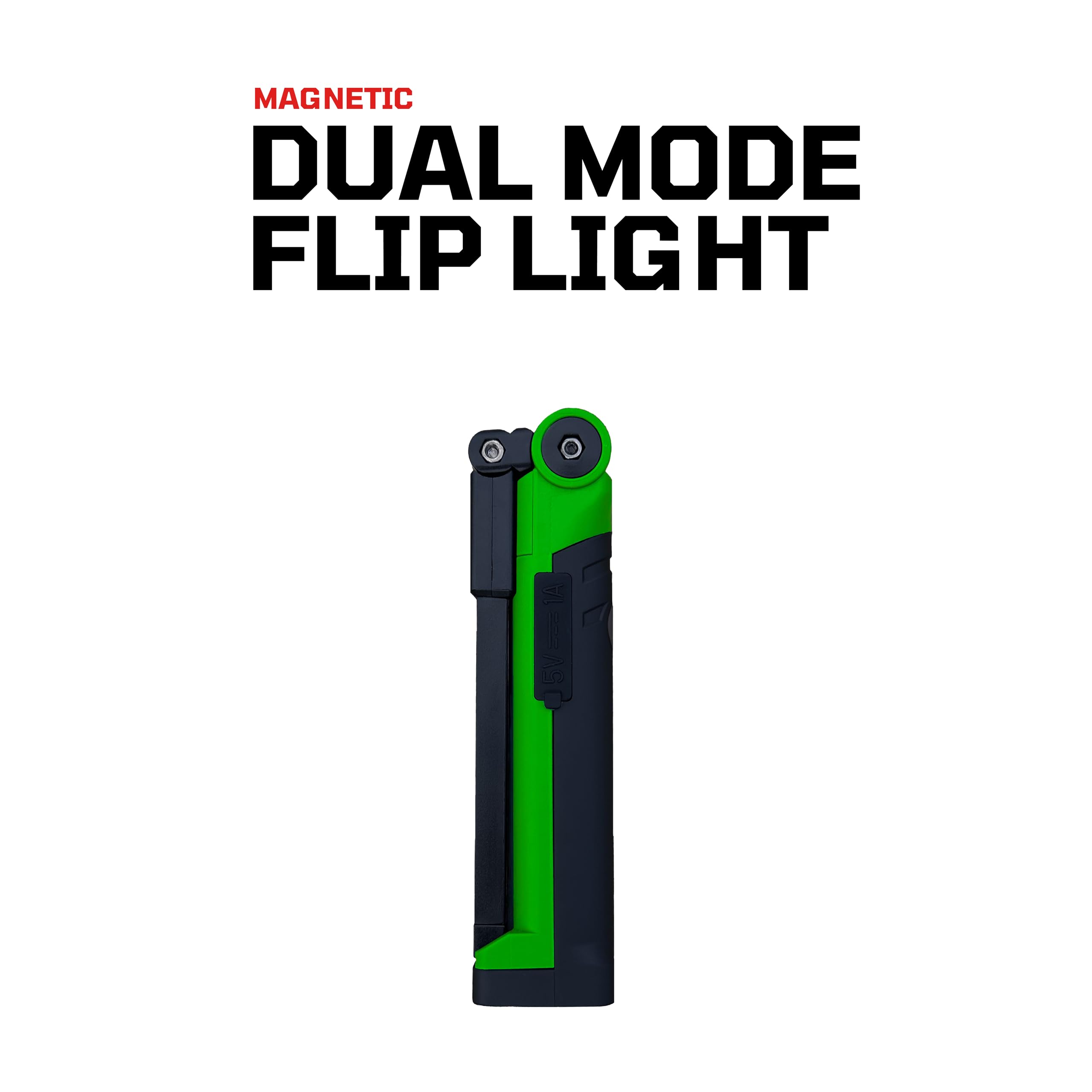EZRED EZNP50 500 Lumen Rechargeable Flip Work Light, Green