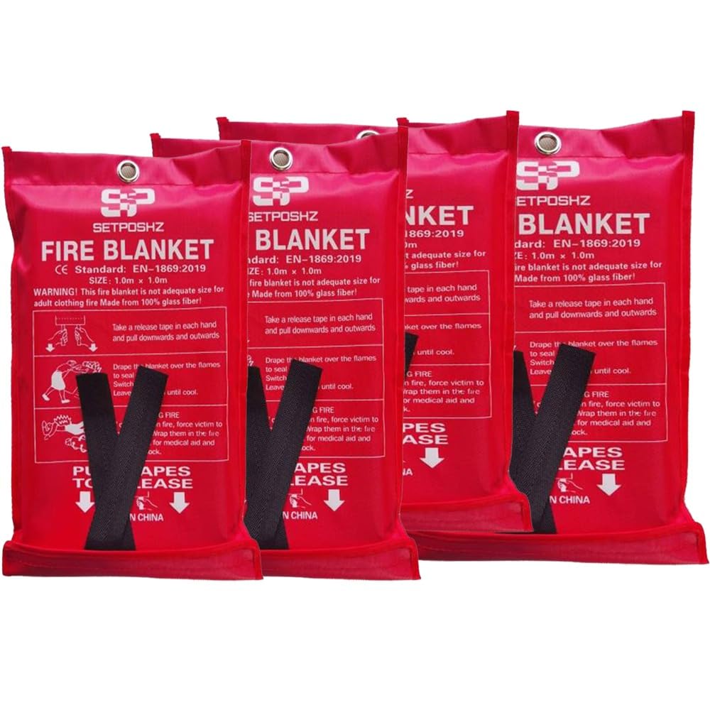 SETPOSHZ Emergency Fire Blanket for Home & Kitchen - 40