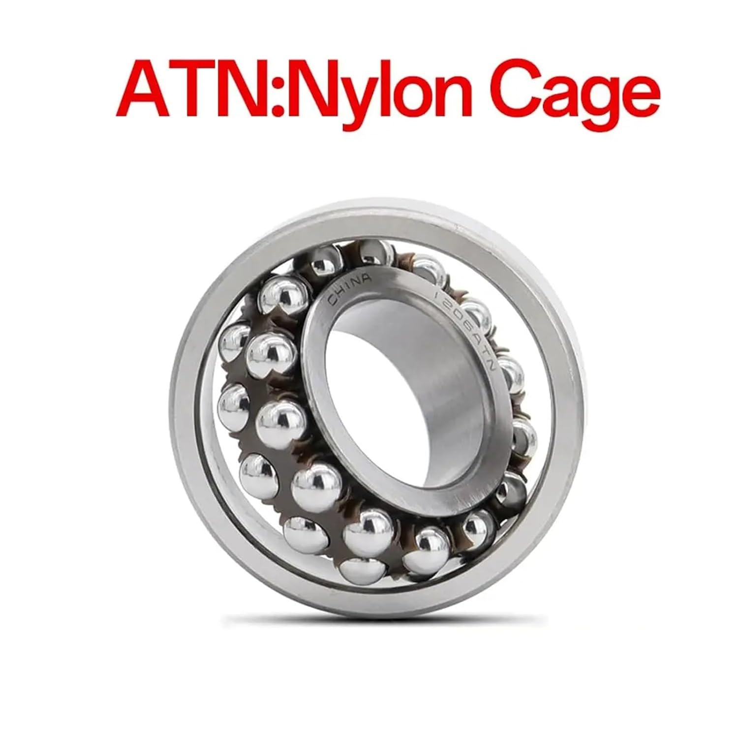 1pcs Self-aligning Ball Bearing 1500 1501 1502 1503 1504 1505 1506 ATN AKTN K High Speed High Temperature Resistance(Steel Cage,1503 17x40x16)
