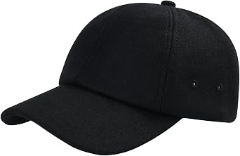 BOTVELA Men Wool Adjustable Tweed Baseball Cap