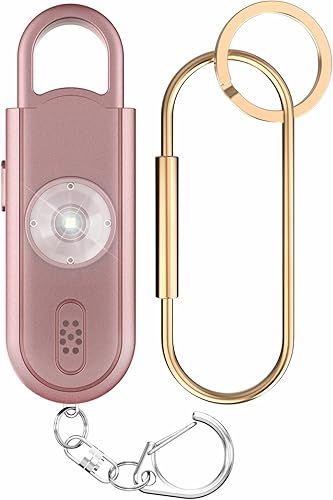 Miniatura 7 de Alarma personal de sonido seguro, alarma de seguridad de emergencia de 130 dB con luz LED estroboscópica SOS, sirena de seguridad de sonido personal