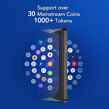 ELLIPAL Titan Crypto Hardware Wallet - Cold Wallet, Multi-Currency&Token Support, Anti-Disassembly&Tampering, Internet Isolated, Easy Exchange& Trade, Support BTC XRP ETH USDT and More Tokens