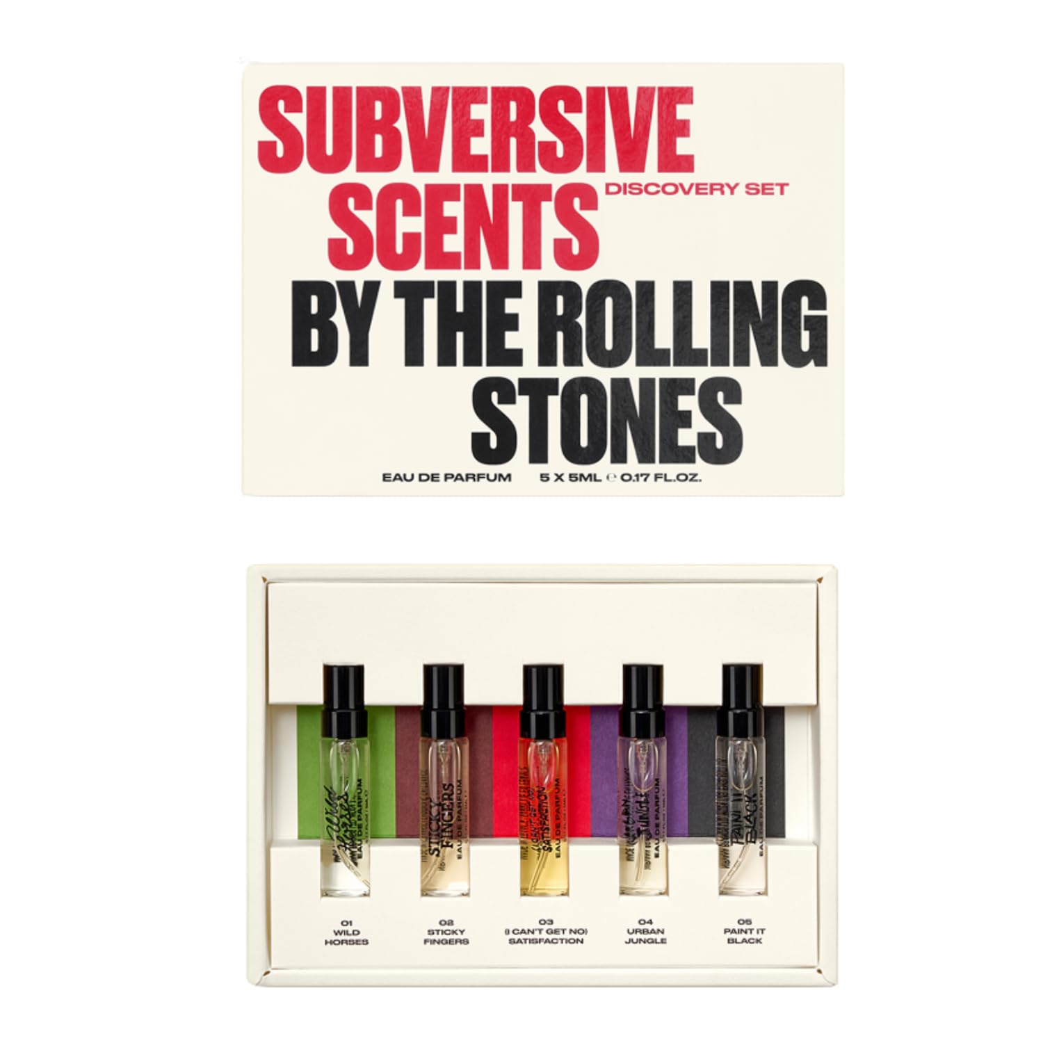 Coffret découverte Rolling Stones 5x5ml