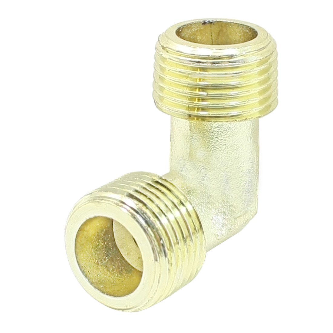 Uxcell Men's Gold Sourcingmap Tone 16.5Mm Dia 90 Degree Elbow Connector For Air Compressor