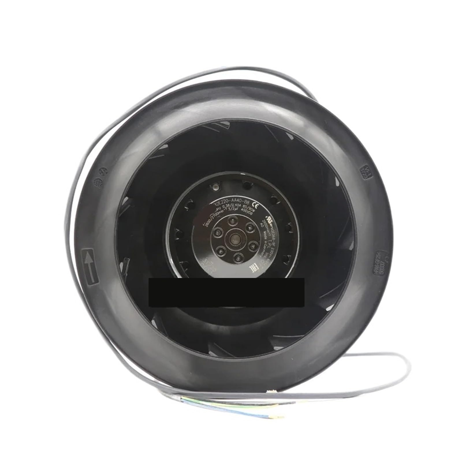 BRODEFUP R2E220-AA40-B8 220mm 230V AC 85/90W 2600RPM 0.38A Cooling Fan