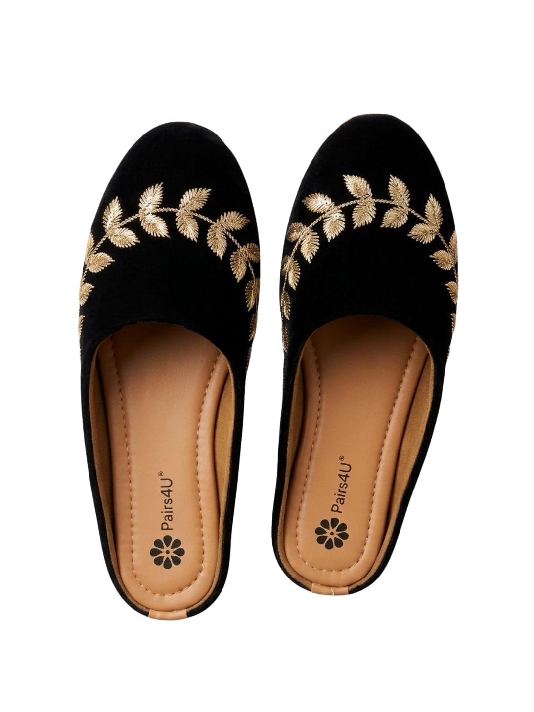 Women Embellished Embroidered Canvas Slip on Flats-picture-26