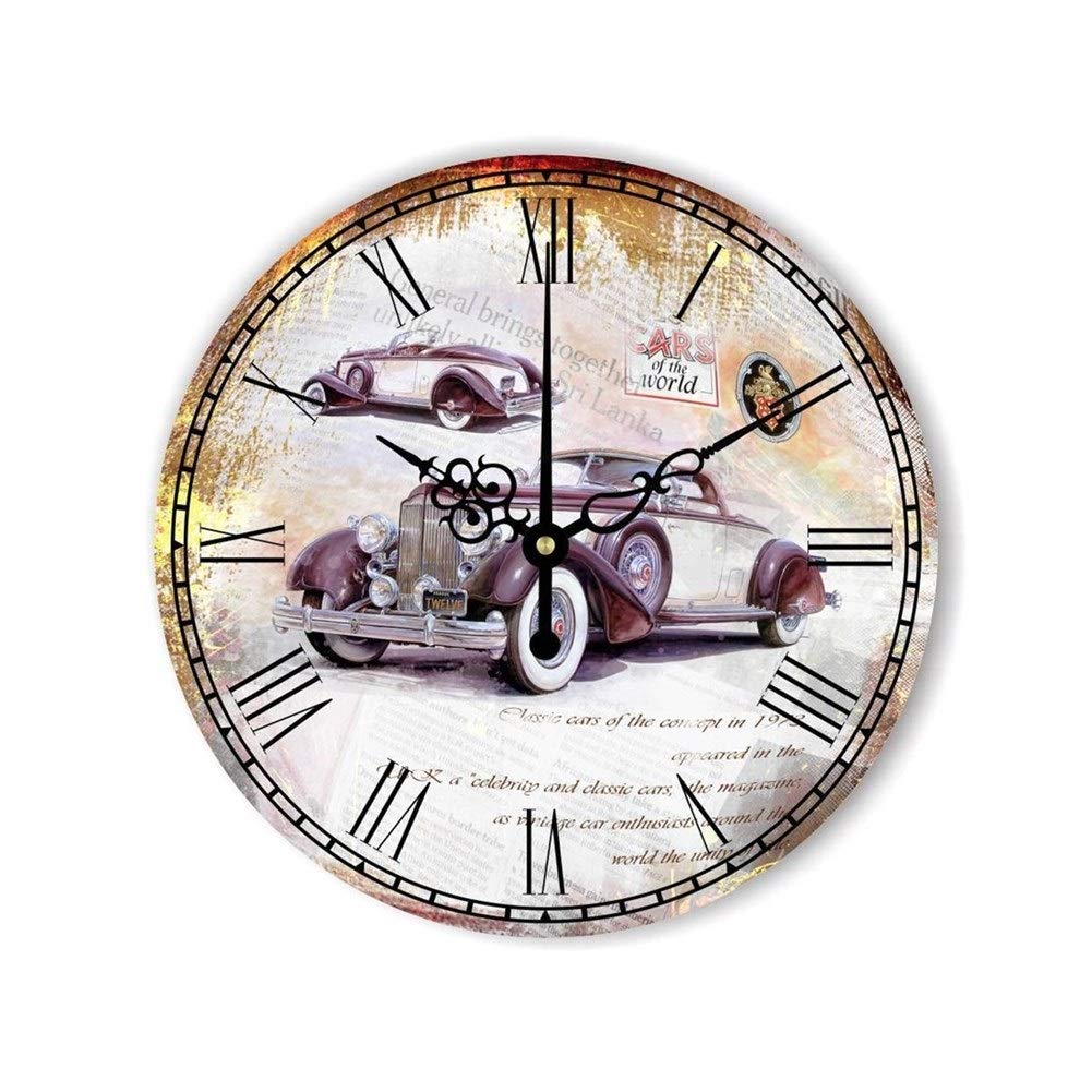 vintage an・an no.13 Buy ZXCVB 12/14/16 Inch Antique Car Wall Decoration Watch with