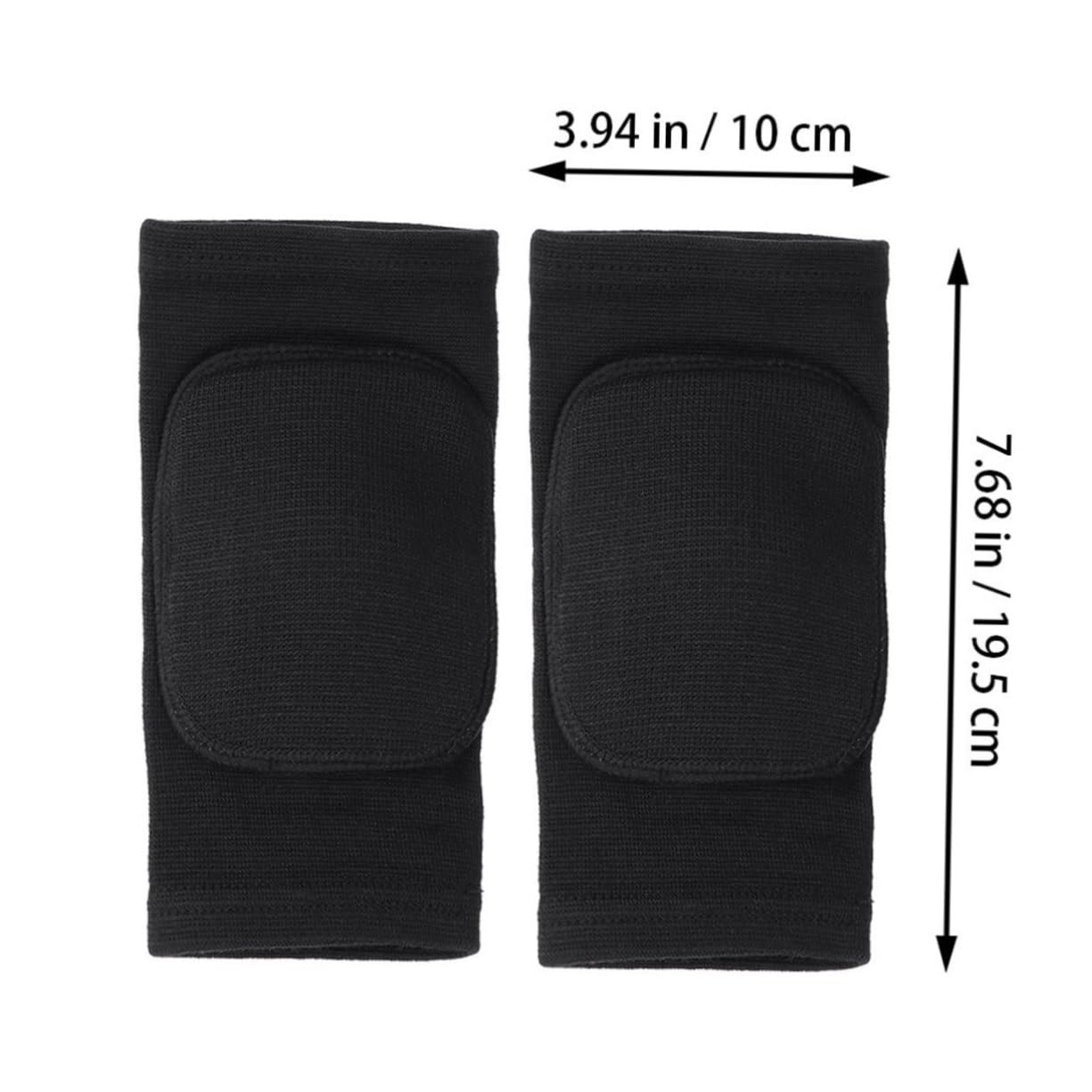 KOMBIUDA Knee Pads for Men Soft Padded Safety Kneepad Sleeve for Floor Work Running and Dancing (pair Xs)