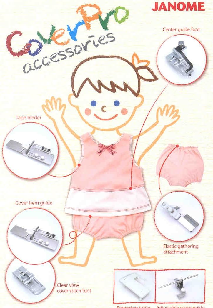 Janome Coverpro Accessory Instructional DVD