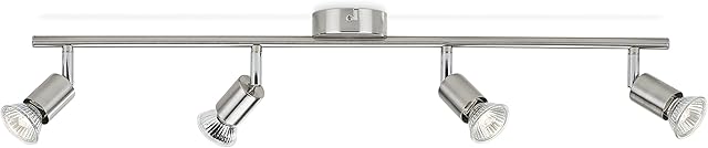 Philips Essentials Limbali Spot Bar Tube Light Fixture [Nickel] (Requires 4x50W 230V GU10 Bulb)