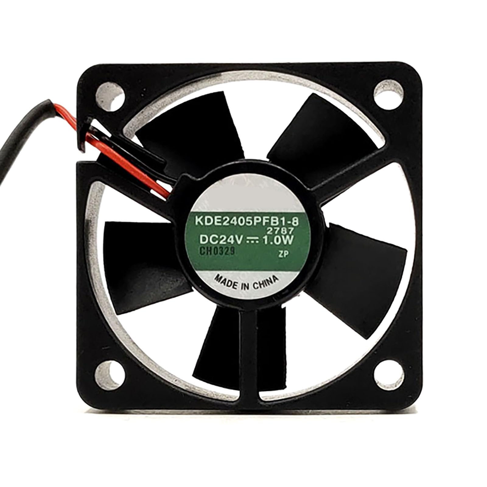 50 * 50 * 10mm Fan KDE2405PFB1-8 24V 1W 5CM Small Exhaust Fan, Low Noise Violent Fan with Dual Ball Bearing, Cooler for 3D Printer Micro, DVD Player, Small Communication Devices, PC CPU Server