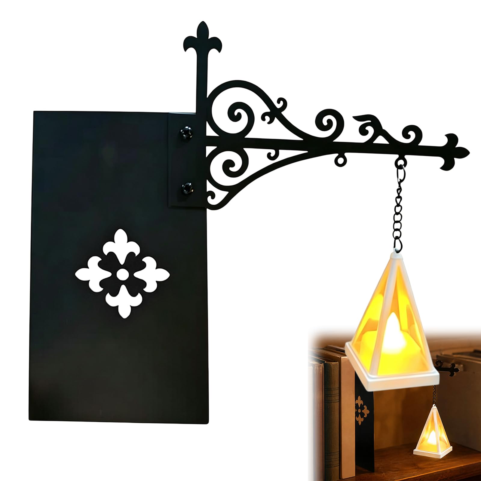 Library Lantern Book Shelf Nook Light | Nooklight for Bookshelf Lamp
