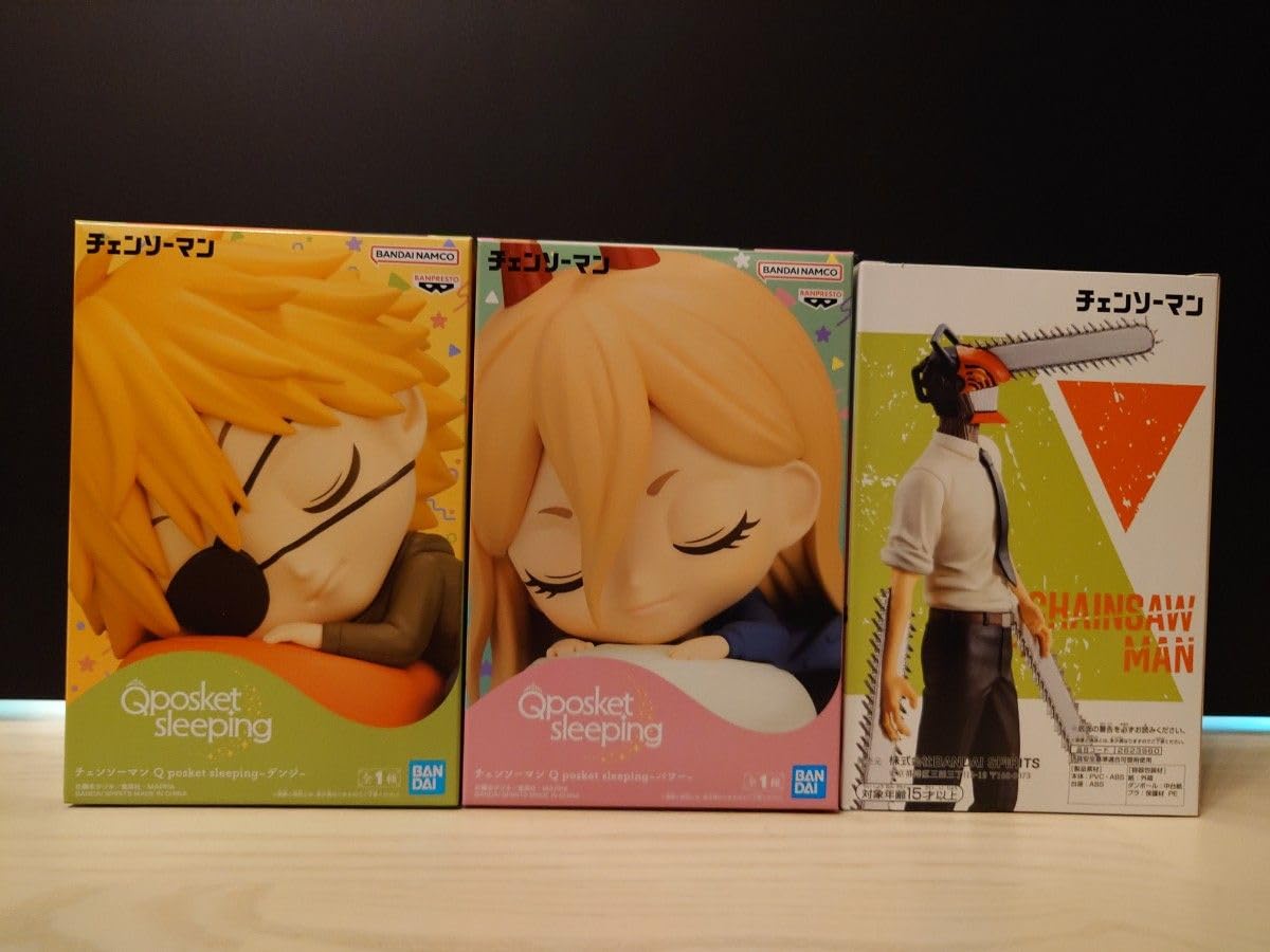 Amazon.co.jp: 箱段ボール発送 チェンソーマン フィギュア3点セット