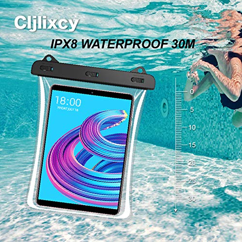 Cljlixcy Universal Ipad Waterproof Bag Case Touch Sensitive Dry Bag With Lanyard Waterproof Bag Case For Ipad 8Th/7Th/6Th/5Th/4Th Generation 10.5/10.2/9.7/10.2 Ipad Mini Case thumb #3