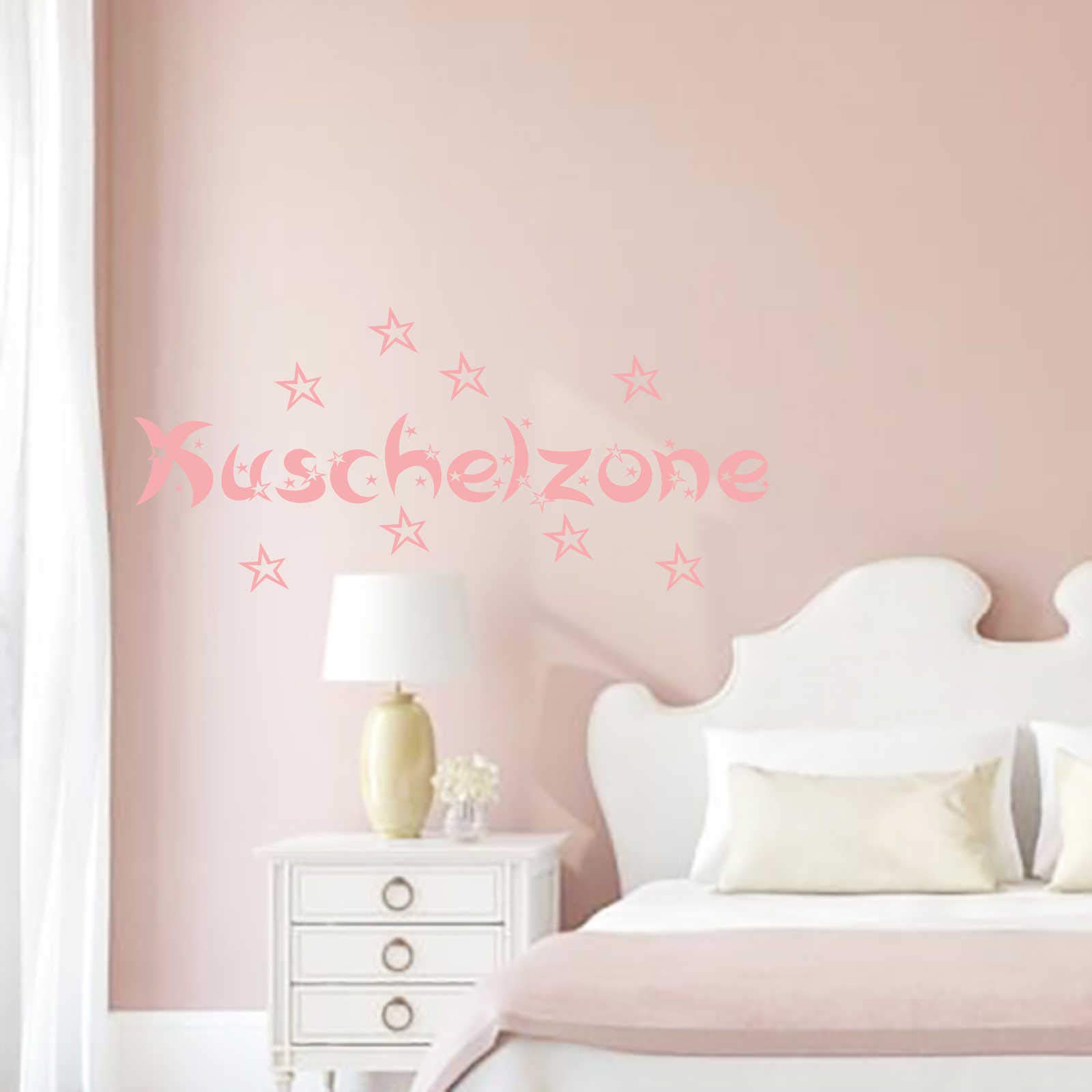 INDIGOS UG - Decalcomanie da muro - adesivi da parete - Murale - "Zone", 120 x 54 cm - Rosa chiaro - Decorazione per soggiorno, camera dei bambini, ufficio, scuola