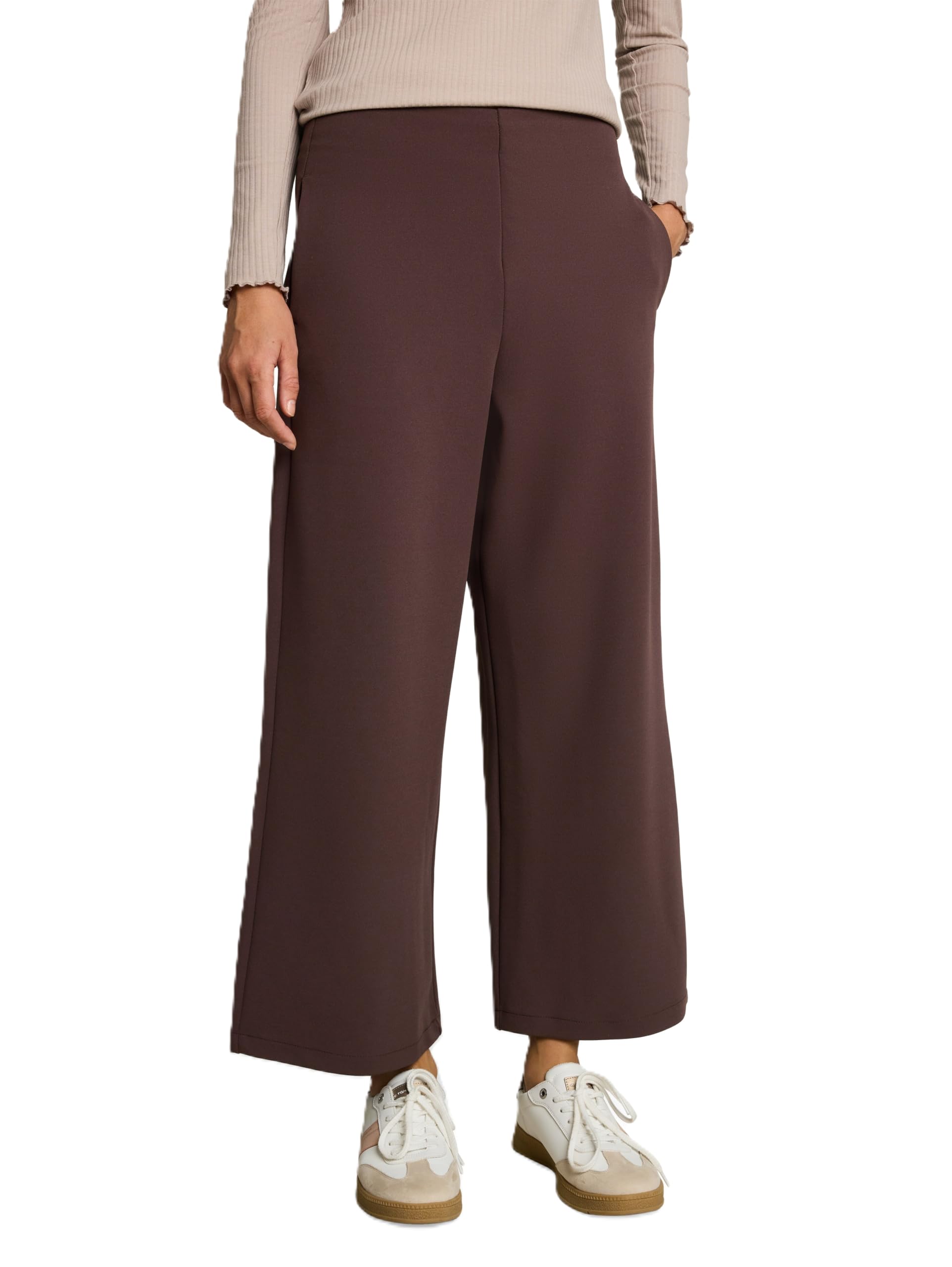 Tom Tailor Damen High Waist Culotte Hose 1042304