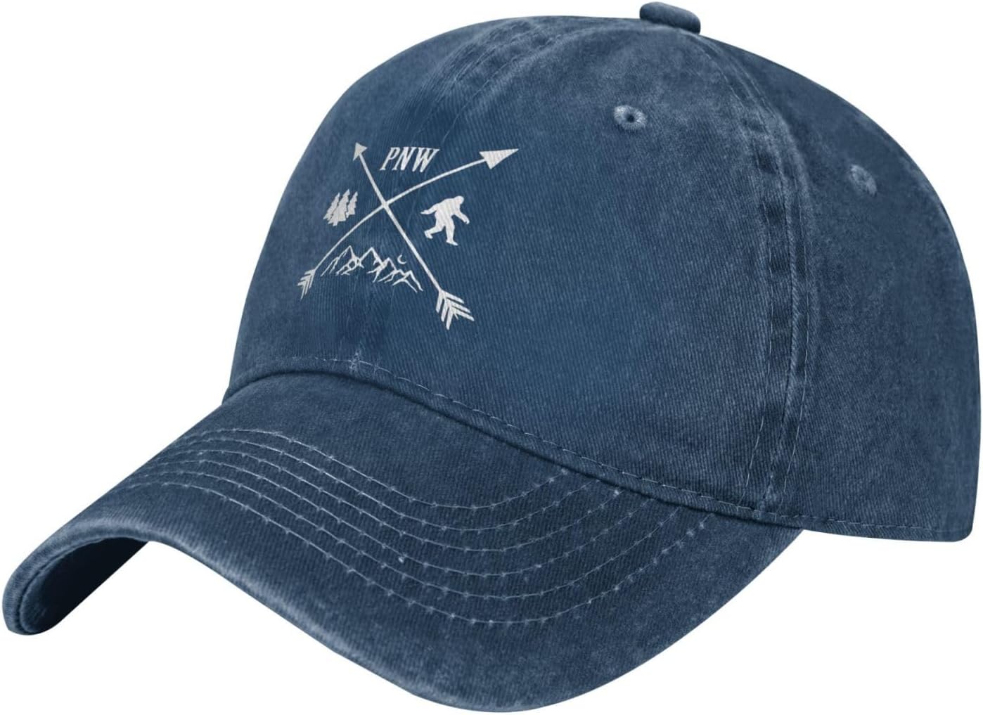 Yipaidel Women's PNW Trucker Hat for Men & Women, Pacific Northwest Trucker Adjustable Vintage Washed Baseball Cap