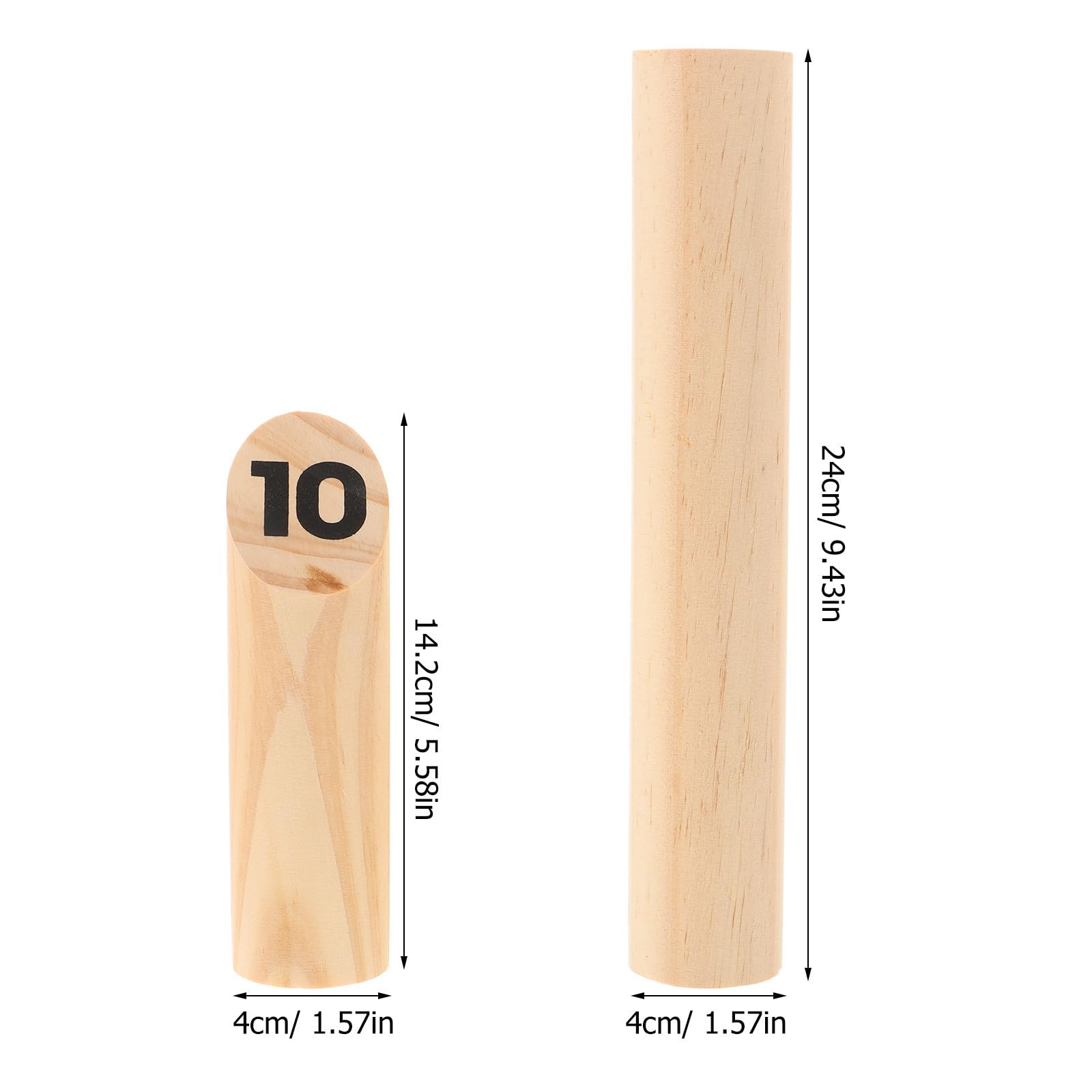 Gioco di Lancio Numerato in Legno Khaki per Adulti