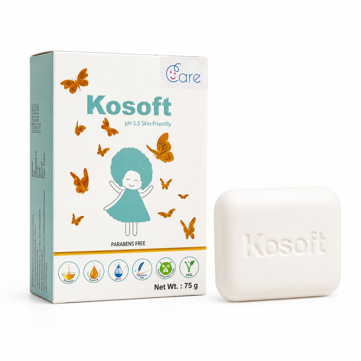 Incite Kosoft Soap Gently cleanses the skin 75 gram-image-4