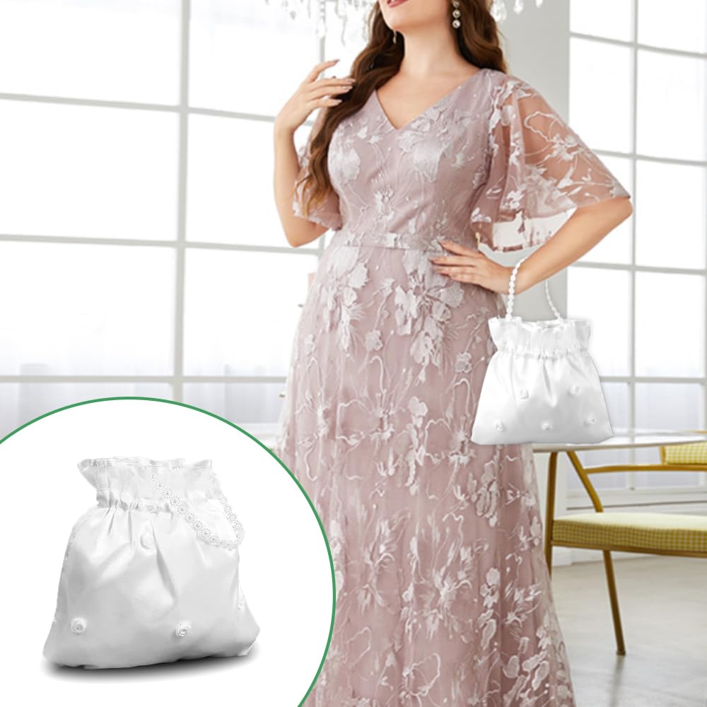 Weewooday Sac à Main BRIDE De Rendez-Vous Bourse De Mariée Avec