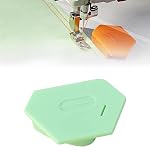 Magnetic Seam Guide for Sewing Machine, Multi-Purpose Tool Polygonal Strong Magnetic Gauge,Polygonal Multifucntional Seam Guide Hemmer with Scale,Sewing Accessories Supplies (Green-2pc)