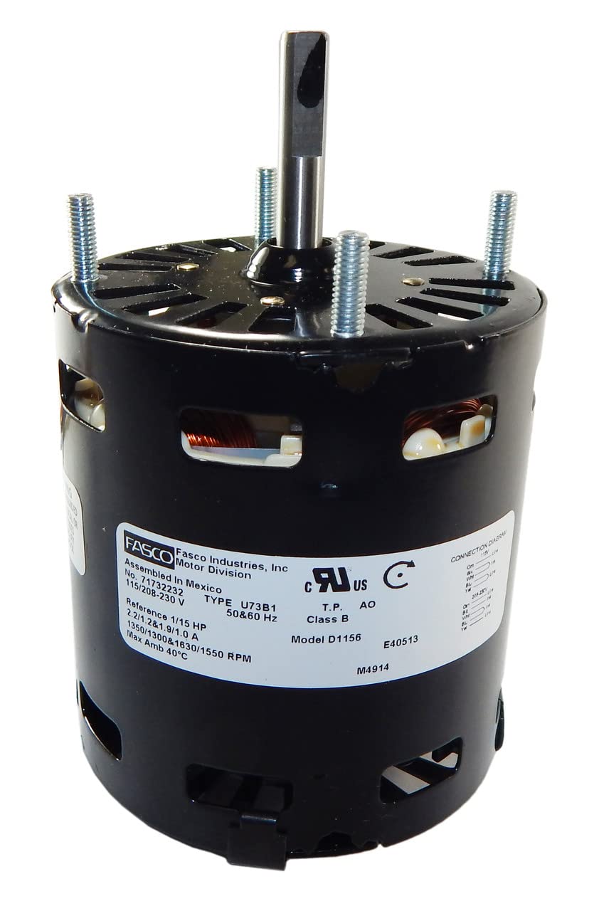 Krack Refrigeration Motor (E206444, E206445) 1/15 hp 1630 RPM 115V 