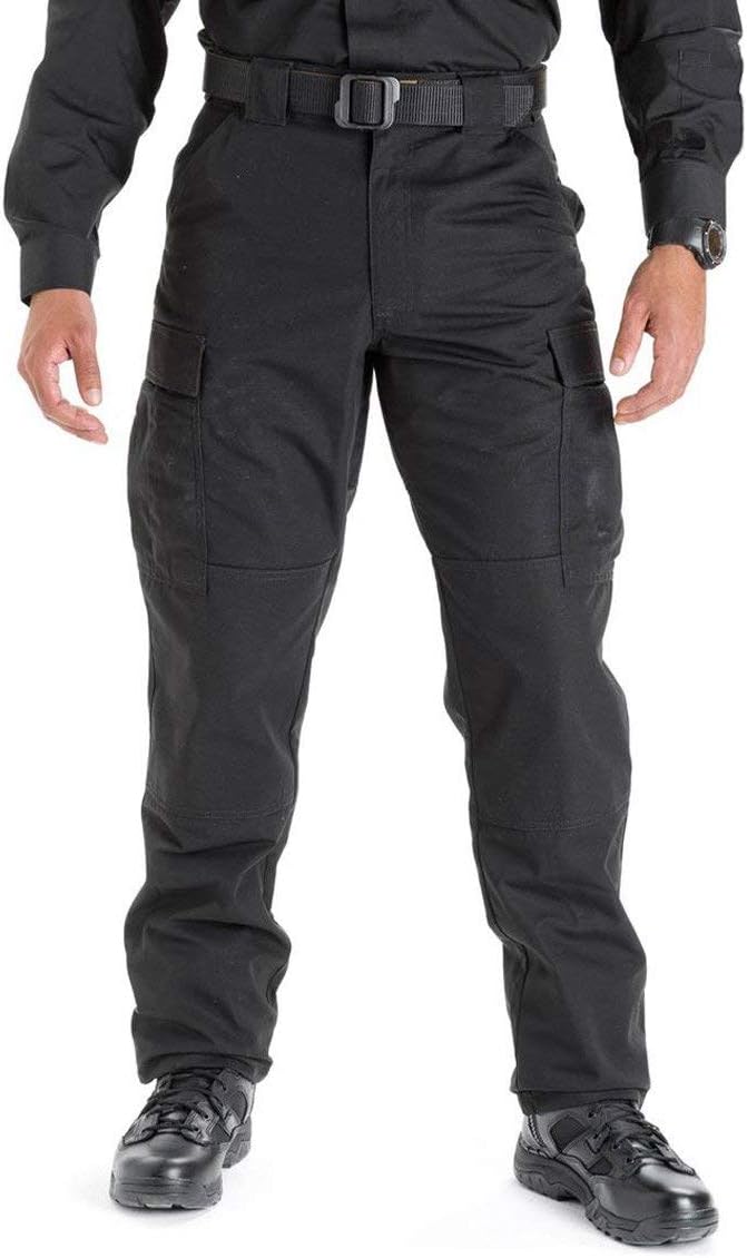 5.11 Tactical Men's Lightweight TDU Ripstop Work Pants, Adjustable, Teflon Finish, Dark Navy, Small/Regular, Style 74003