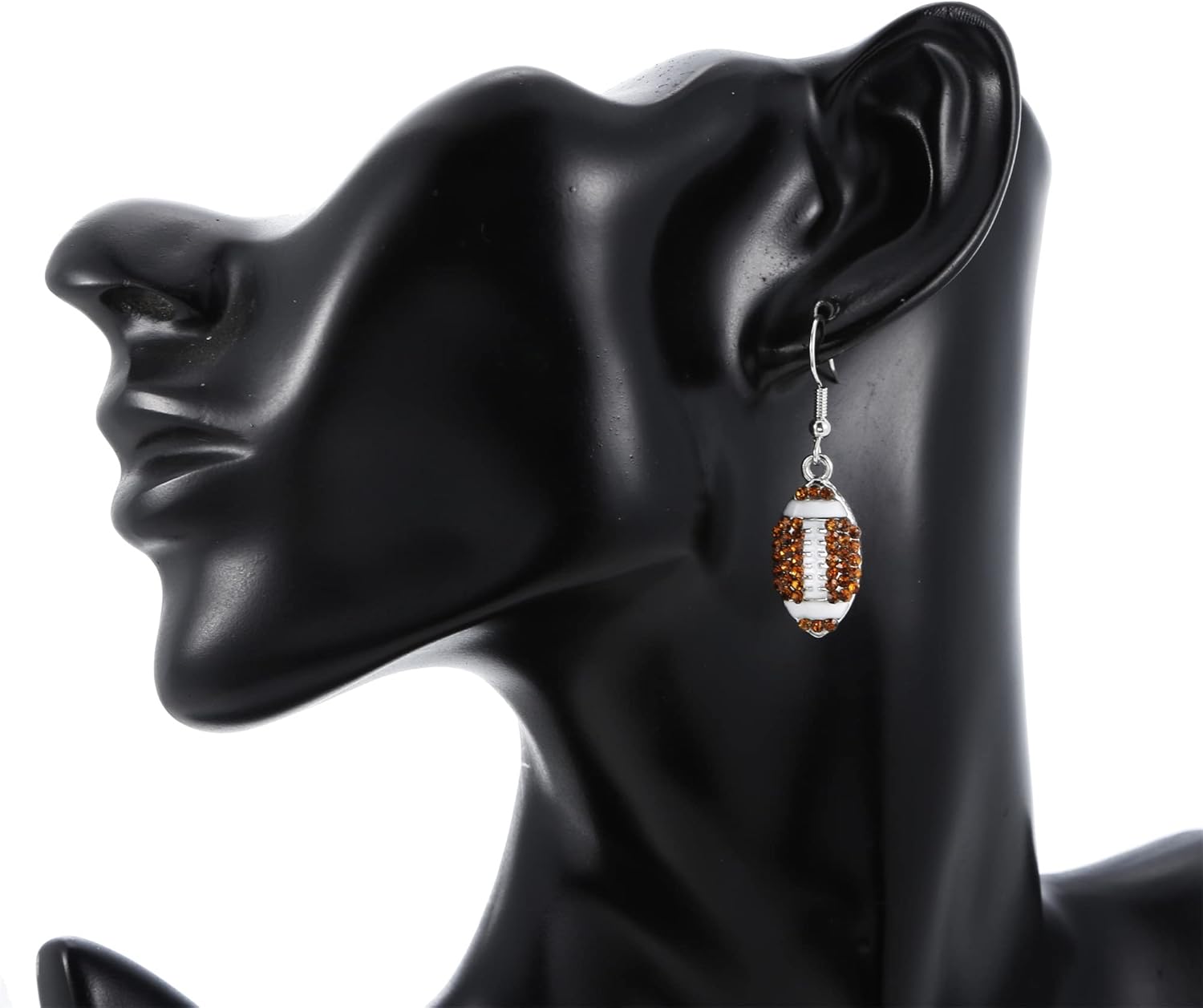 Football Earrings, Basketball Soccer Volleyball Baseball Sports Jewelry for Women - Image 3