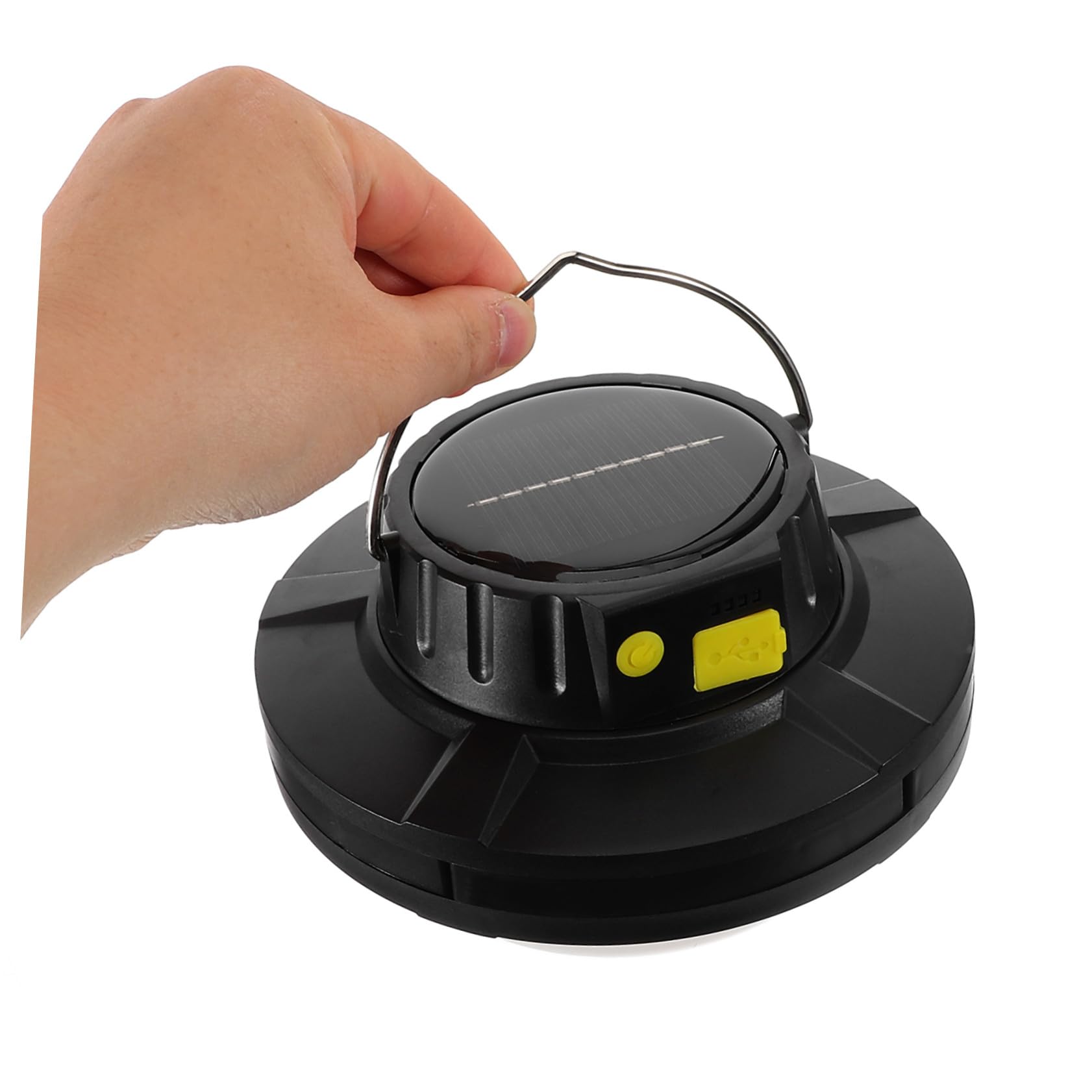 Linterna Solar Recargable USB Luz Emergencia Portátil para Camping Senderismo y con Luz para Tienda y Rv Exterior