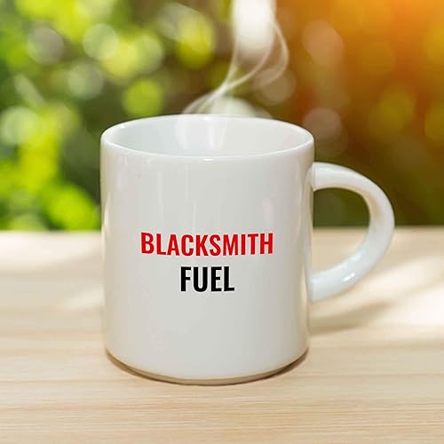 Miniatura 3 de Blacksmith Fuel - Taza de café divertida idea de regalo para familiares, amigos, compañeros de trabajo, taza de cerámica, cumpleaños, Navidad,