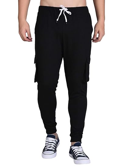 Relaxed and Regular Fit Printed Cotton Jogger Pants for Men | Track Pant for Men | Lower for Men | Suitable for Running Gym Stretchable Jogger