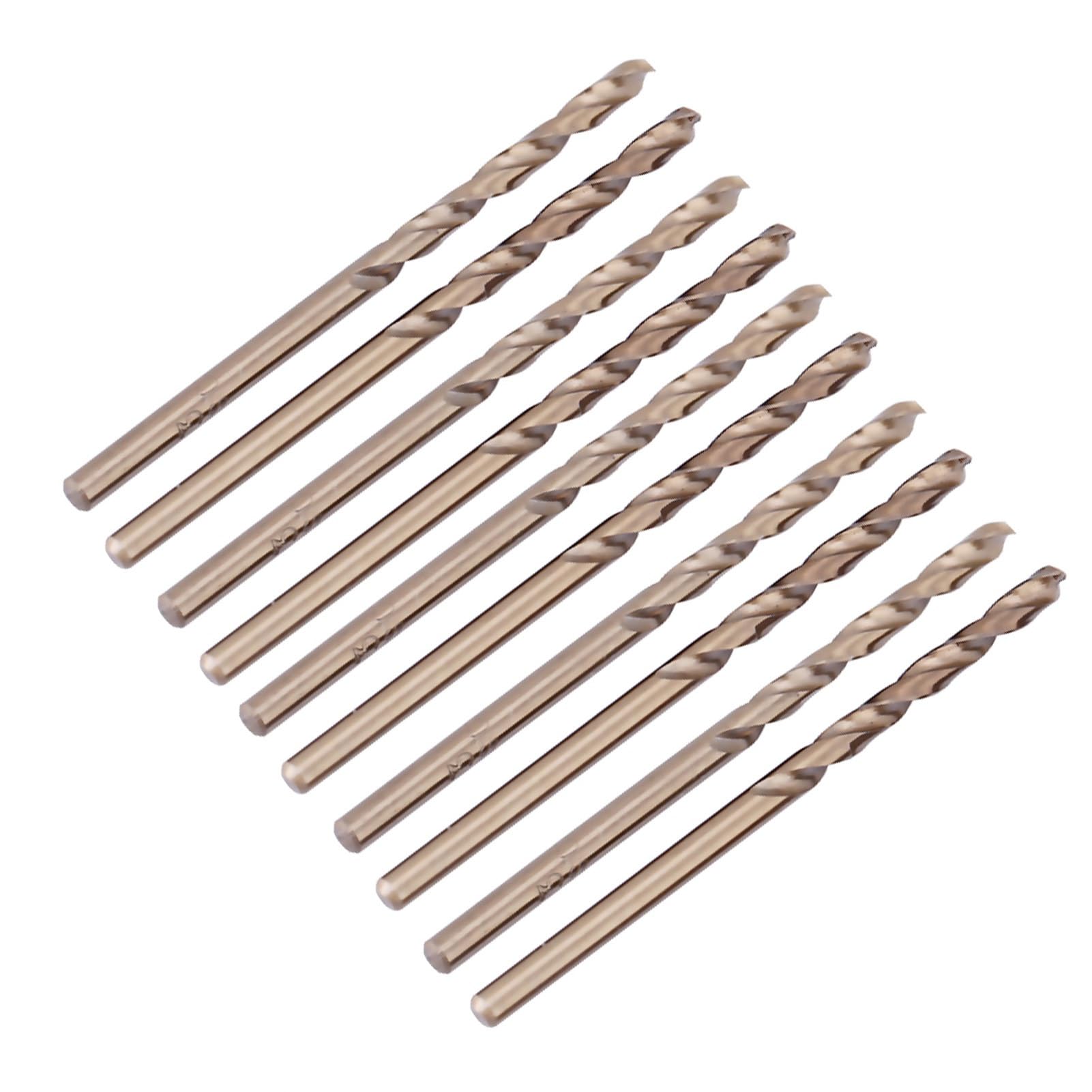 M35 Cobalt Drill Bit Set High Hardness Durable Drilling Tool for Stainless Steel (4.5mm)