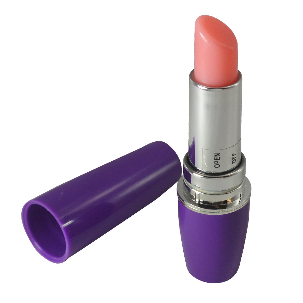 Massager Purple ABS Lipstick Vibrator - 3 3 4 9 5cm