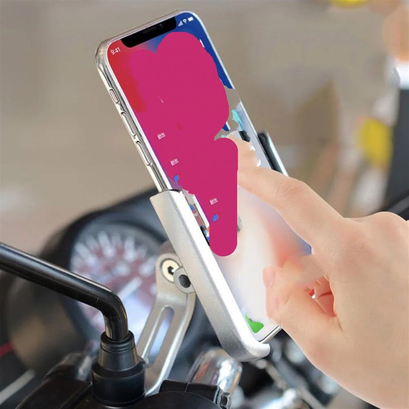 Gps Moto BSWRTH Supporto Navigatore Moto Per Er6n 2009 2010 2011