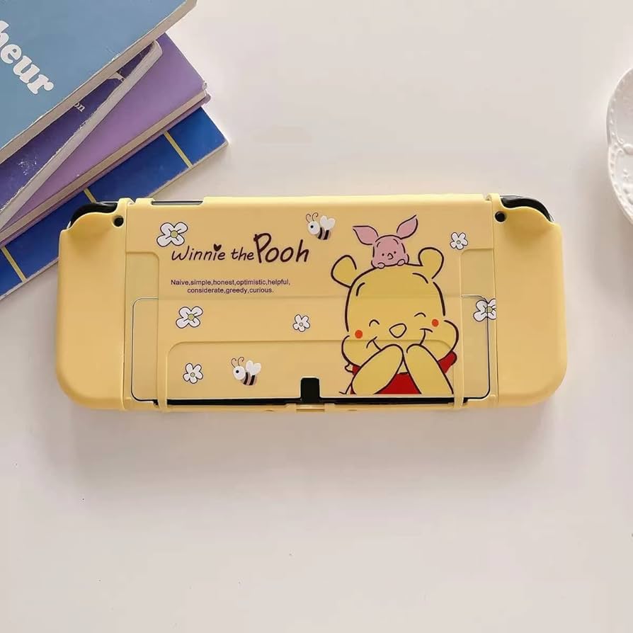 Cute Winnie The Pooh Case Compatible with Nintendo Switch