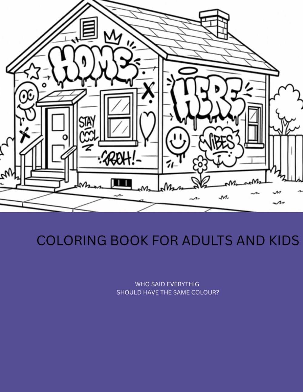 COLORING BOOK FOR ADULTS AND KIDS